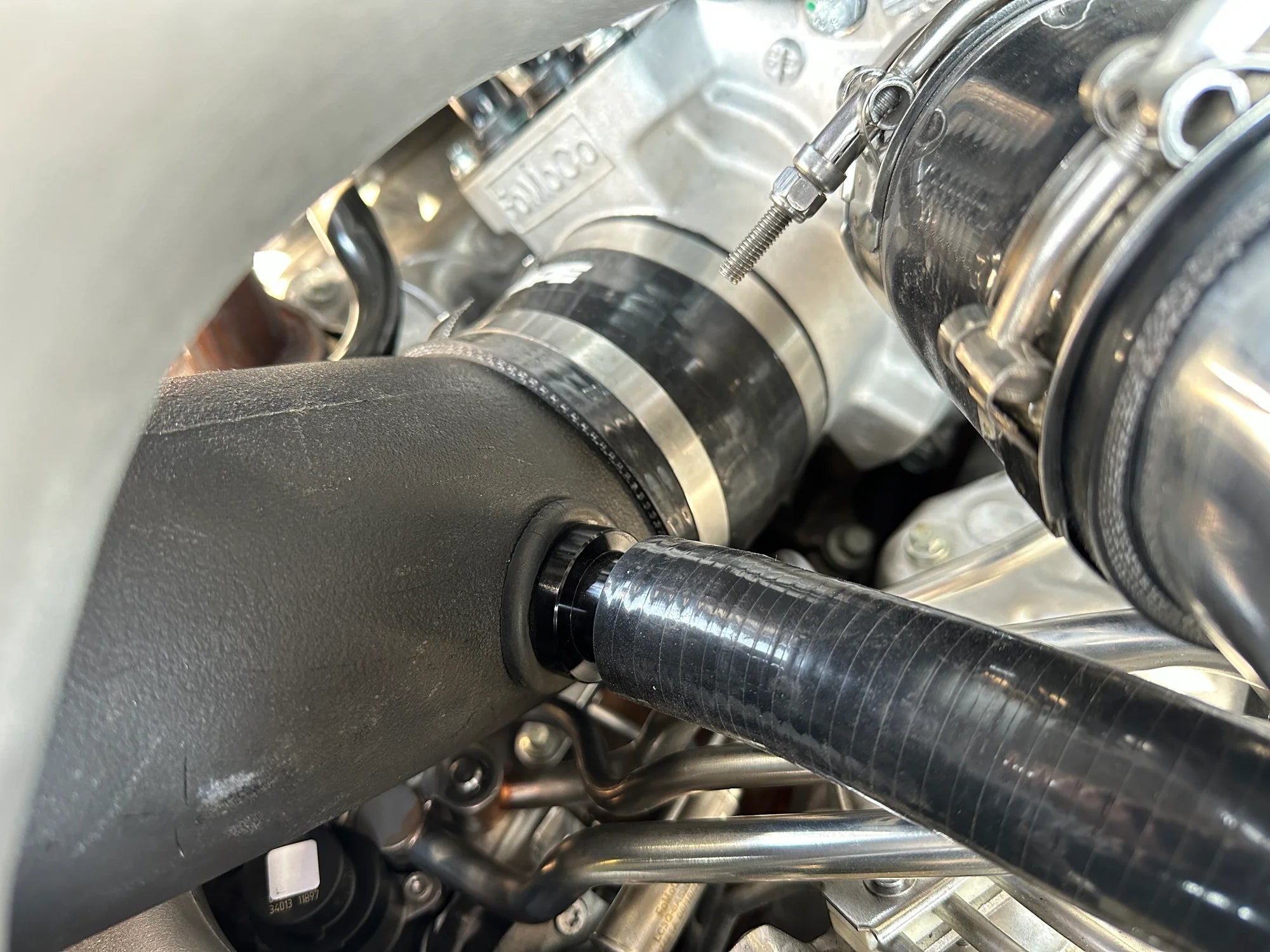 SPE Motorsport S100256 Recirculating CCV To Lower Intake Install Kit (2011 - 2019 Power Stroke) - Southern Diesel Supply