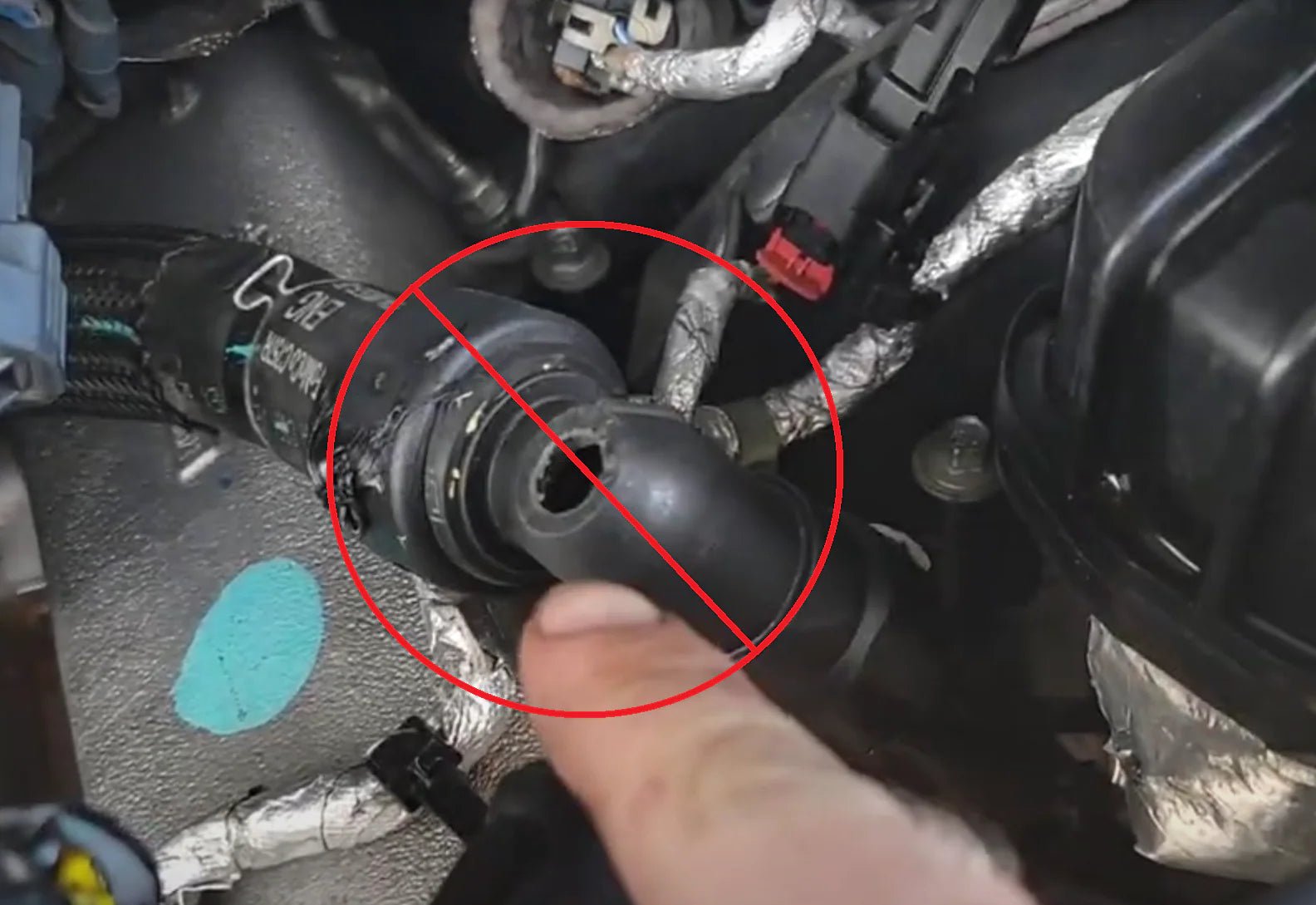 SPE Motorsport S100303 Heater Inlet Billet Top Adapter Fitting (2011 - 2024 Power Stroke) - Southern Diesel Supply