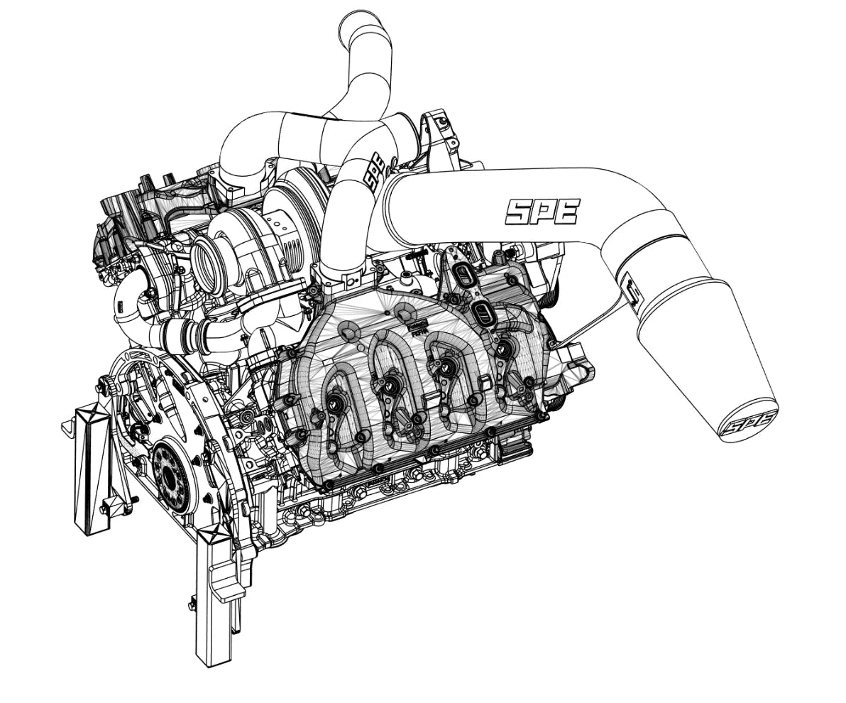 SPE Motorsport S400 Emperor Turbo System (2011 - 2026 Power Stroke) - Southern Diesel Supply