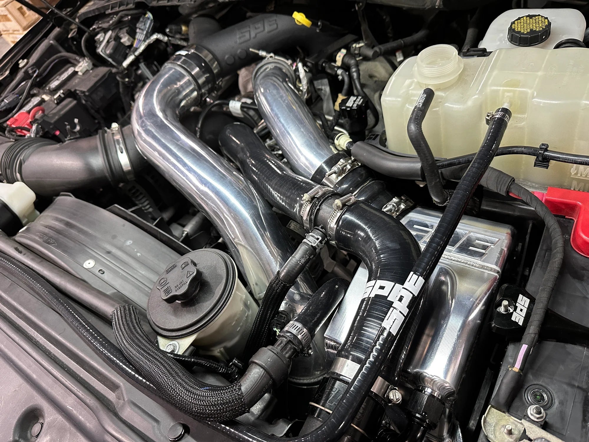 SPE S100184 Motorsport Booklung Billet Intercooler (2011 - 2026 Power Stroke) - Southern Diesel Supply
