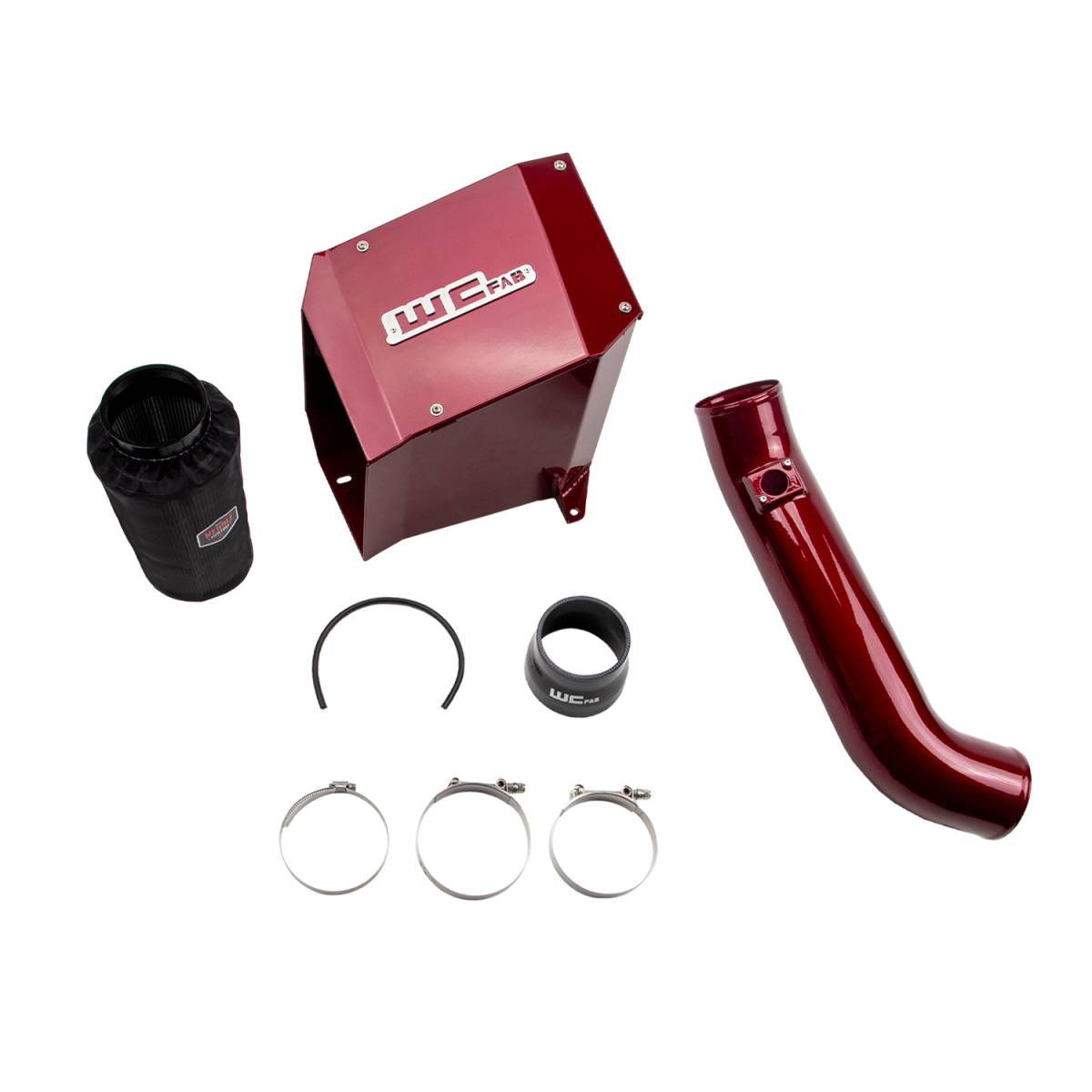 WCFab WCF100190 LB7 Duramax 4" Intake Kit With Air Box - Southern Diesel Supply