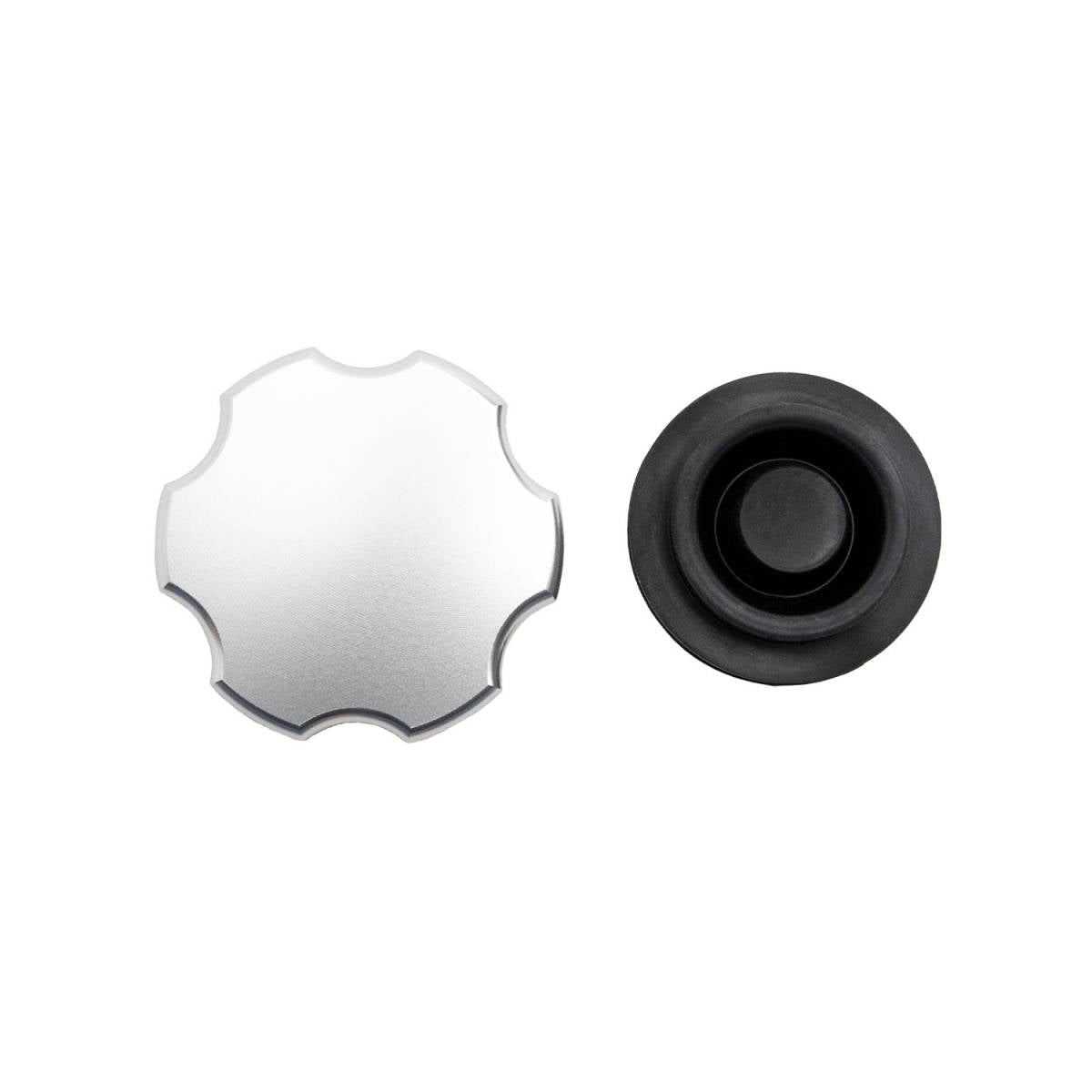 WCFab WCF100215 Billet Aluminum Brake Master Cylinder Cap, Clear Anodized (2001 - 2024 Duramax) - Southern Diesel Supply