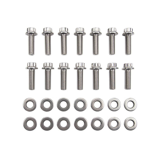 WCFab WCF100217 Premium Rear Differential Cover Bolt Kit (2020-2024 Duramax; 2003-2024 Cummins)