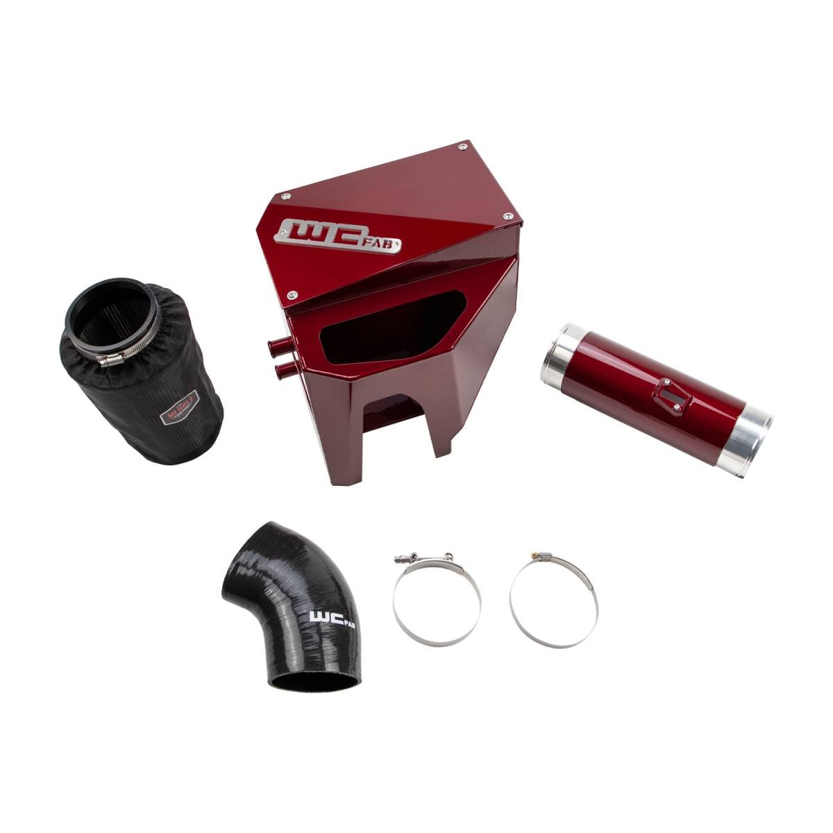 WCFab WCF100282 6.7L Powerstroke 4" Intake Kit With Air Box (2020 - 2024 Power Stroke) - Southern Diesel Supply