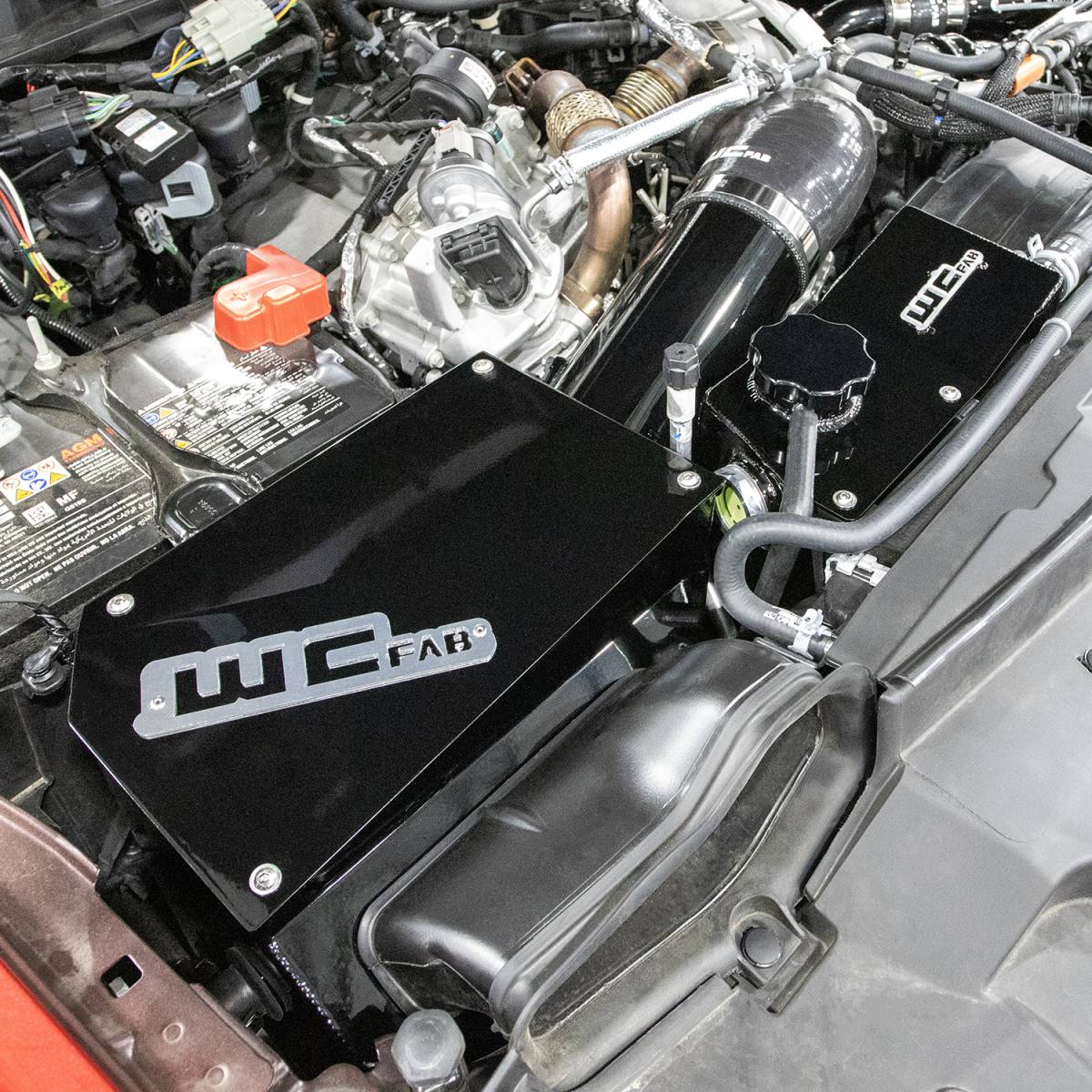 WCFab WCF100282 6.7L Powerstroke 4" Intake Kit With Air Box (2020 - 2024 Power Stroke) - Southern Diesel Supply