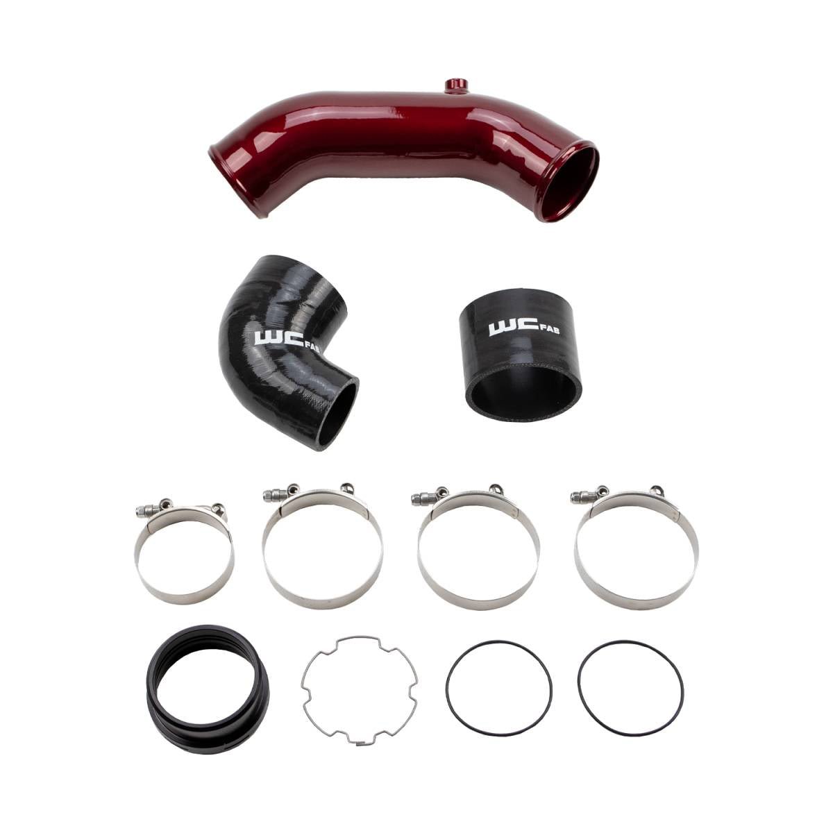 WCFab WCF100295 3.5" Cold Side Intercooler Pipe Kit (2017 - 2025 Power Stroke) - Southern Diesel Supply