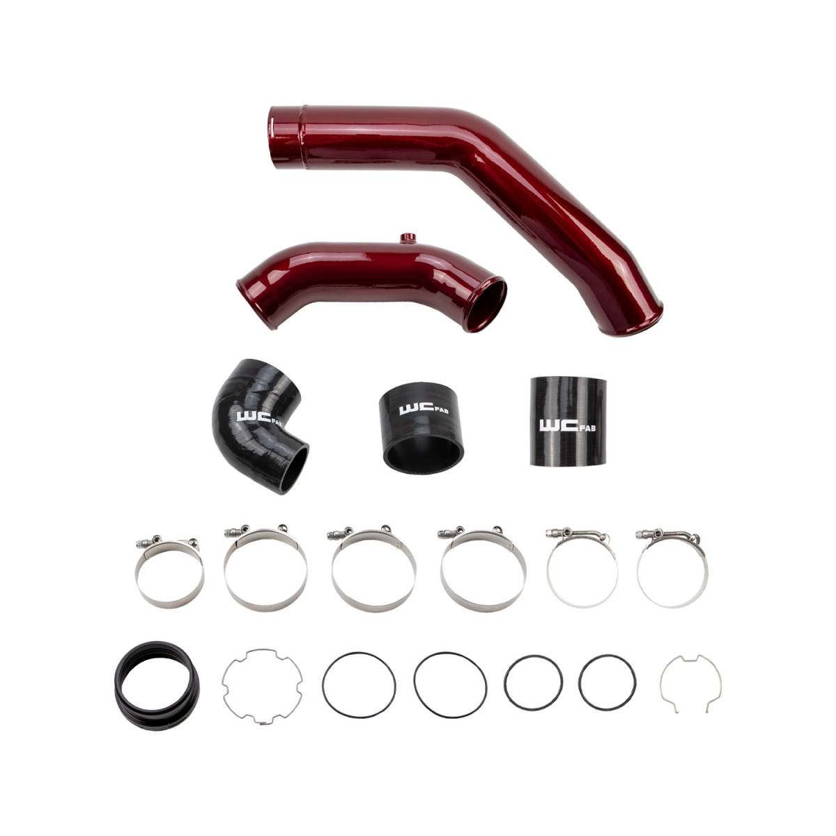 WCFab WCF100297 6.7L Powerstroke High Flow Intercooler Pipe Kit (2017 - 2026 Power Stroke) - Southern Diesel Supply