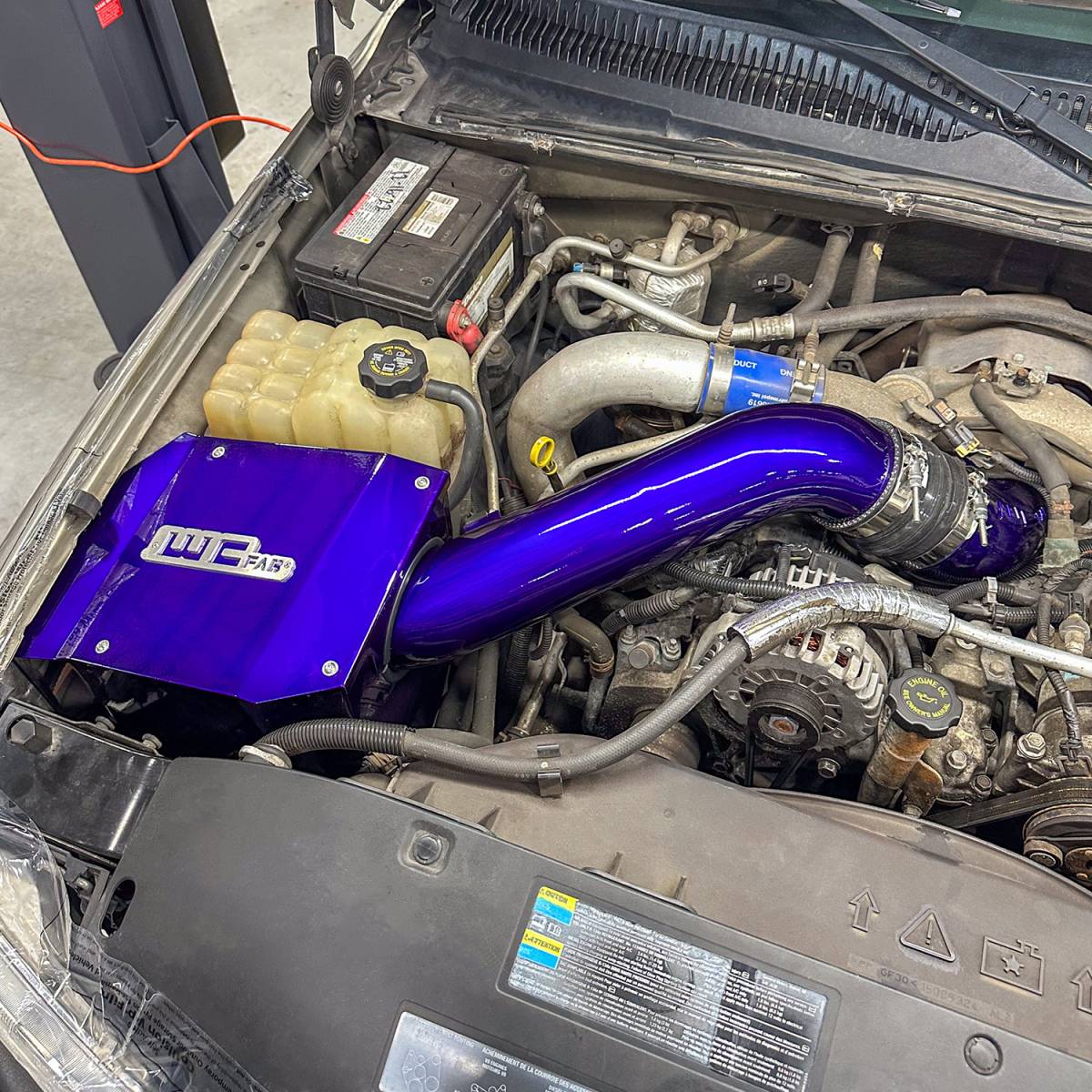WCFab WCF100300 LB7 Duramax 4" Intake Kit With Air Box Stage 2 - Southern Diesel Supply