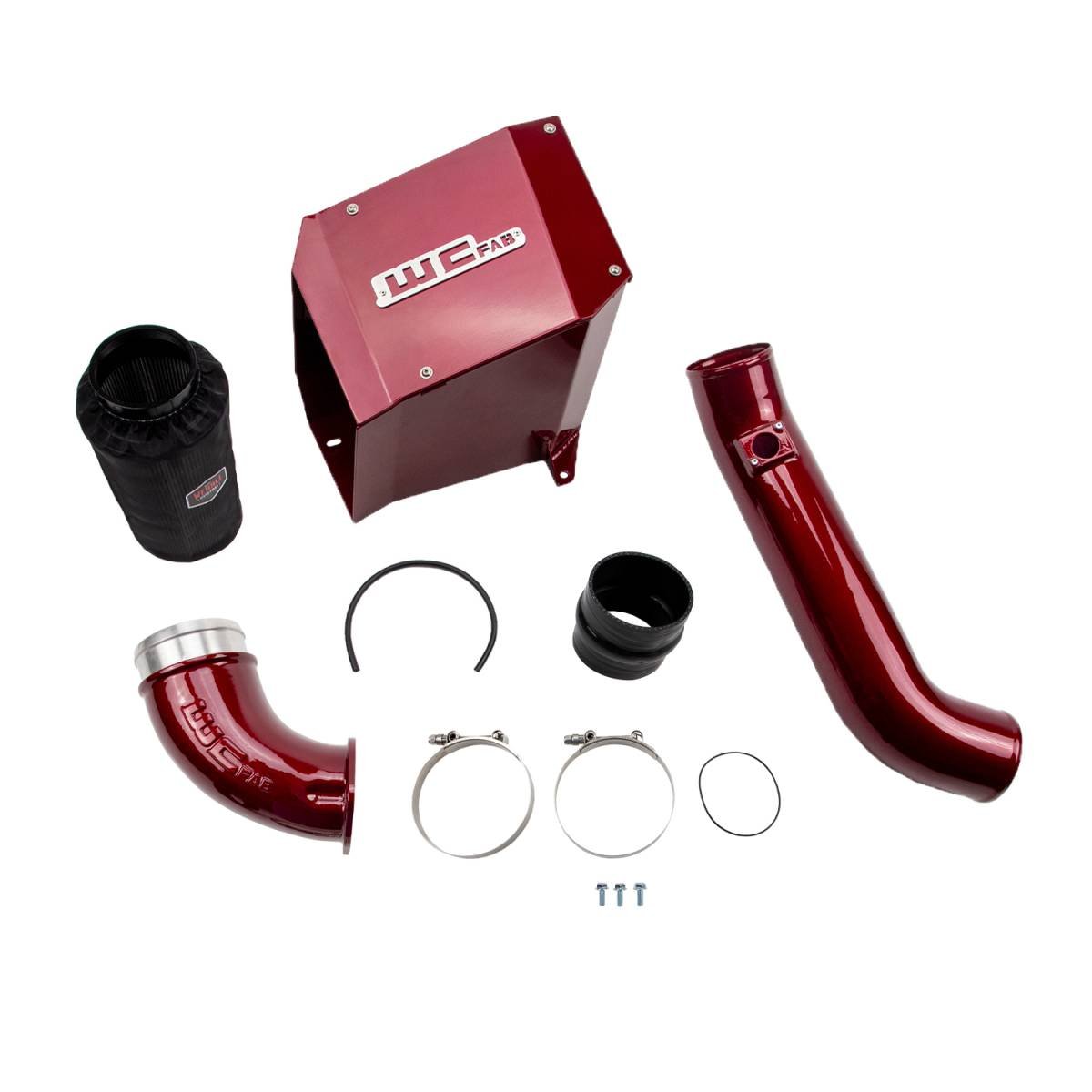 WCFab WCF100300 LB7 Duramax 4" Intake Kit With Air Box Stage 2 - Southern Diesel Supply