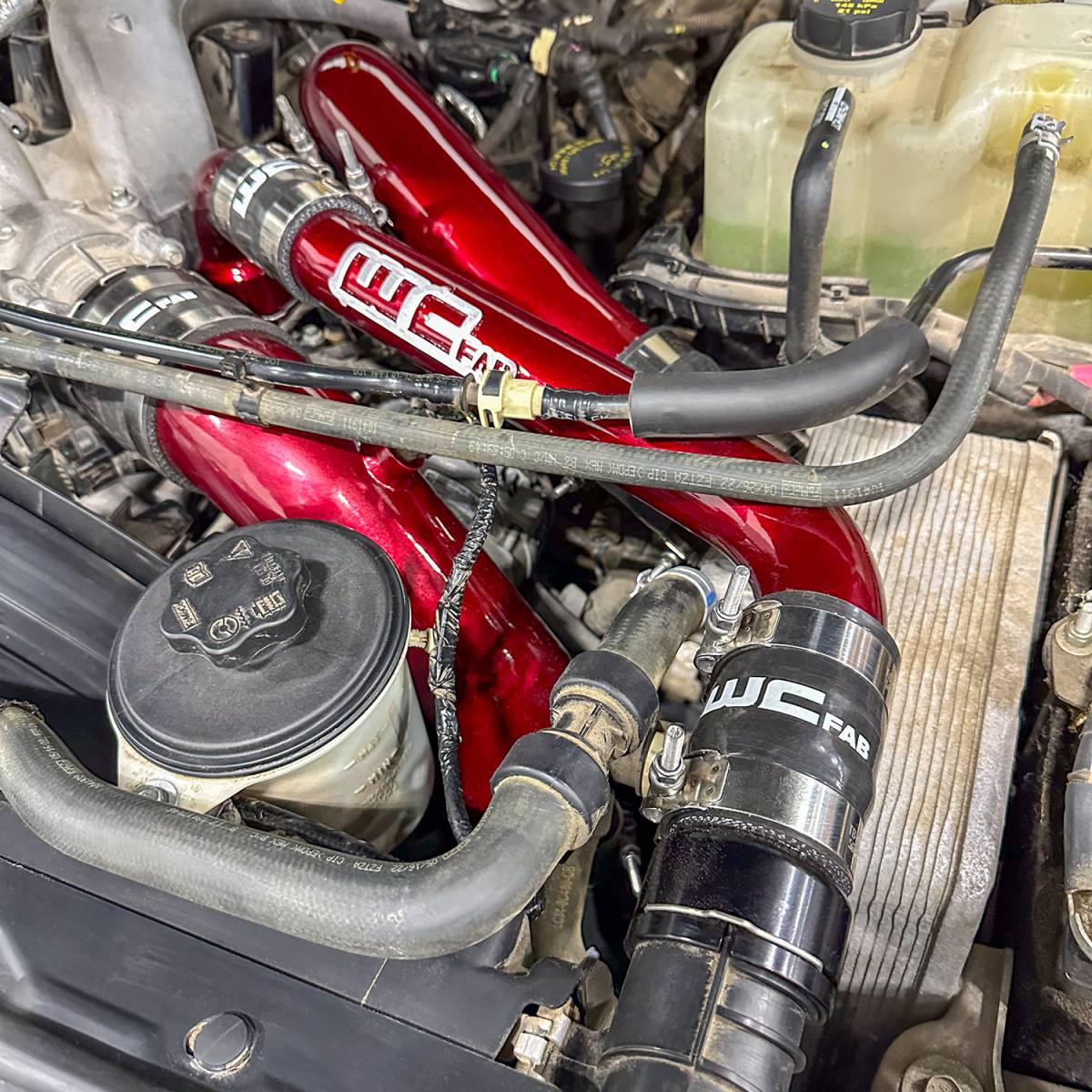 WCFab WCF100308 High Output Hot Side Intercooler Pipe Kit (2023 - 2025 Power Stroke) - Southern Diesel Supply