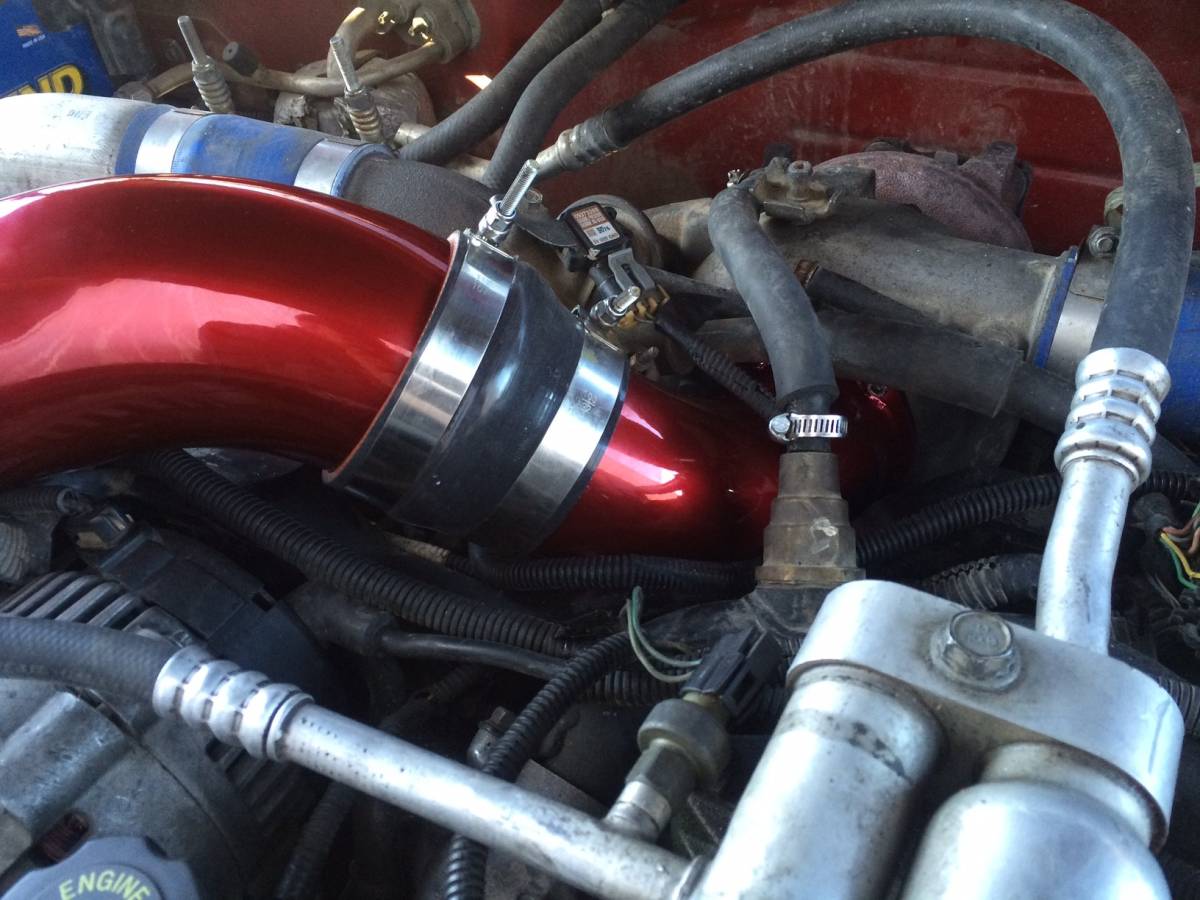WCFab WCF100342 LB7 Duramax 3.5" Intake Horn - Southern Diesel Supply