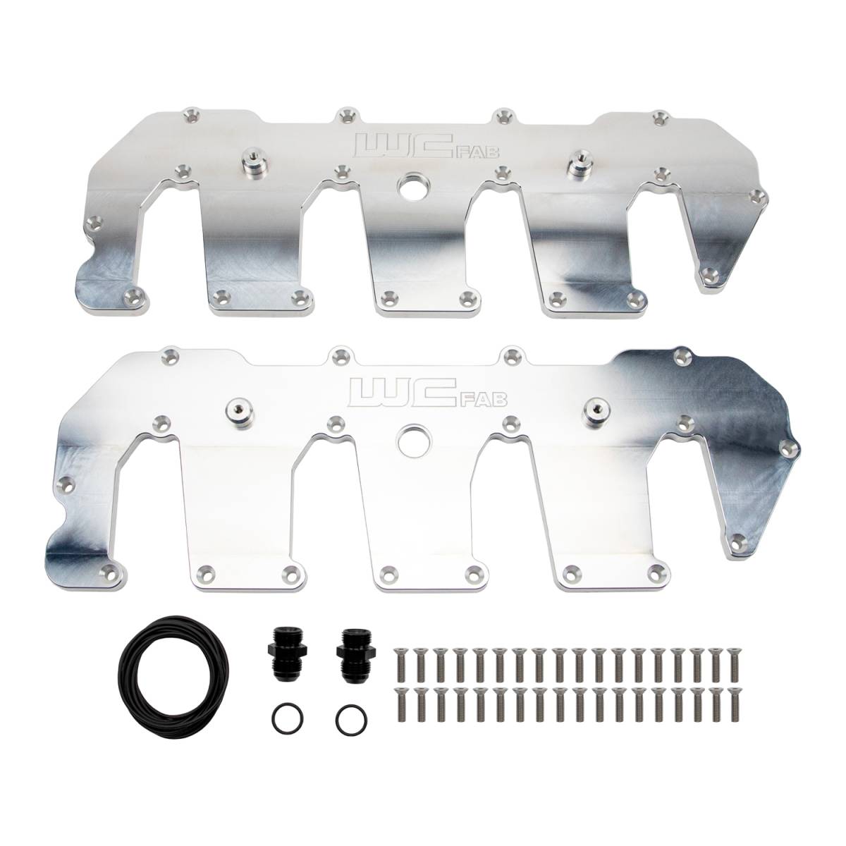 WCFab WCF100416 LML Duramax Billet Upper Valve Cover Set - Southern Diesel Supply