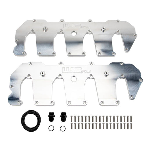 WCFab WCF100416 LML Duramax Billet Upper Valve Cover Set