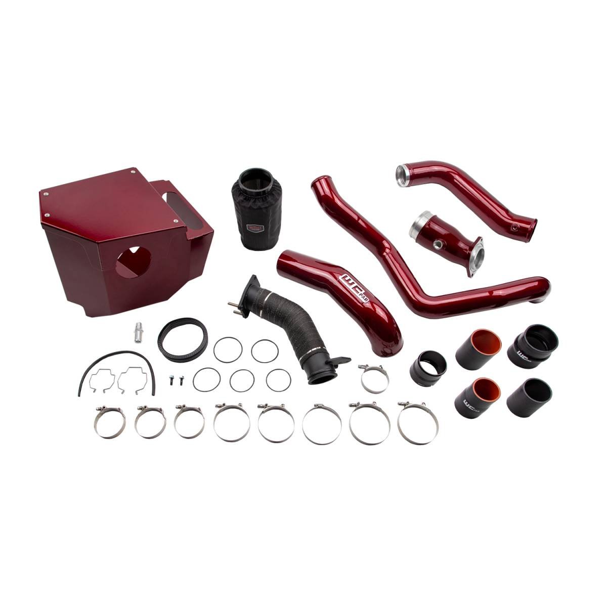 WCFab WCF100418 Stage 3 High Flow Intake Bundle Kit (2020 - 2026 Duramax) - Southern Diesel Supply