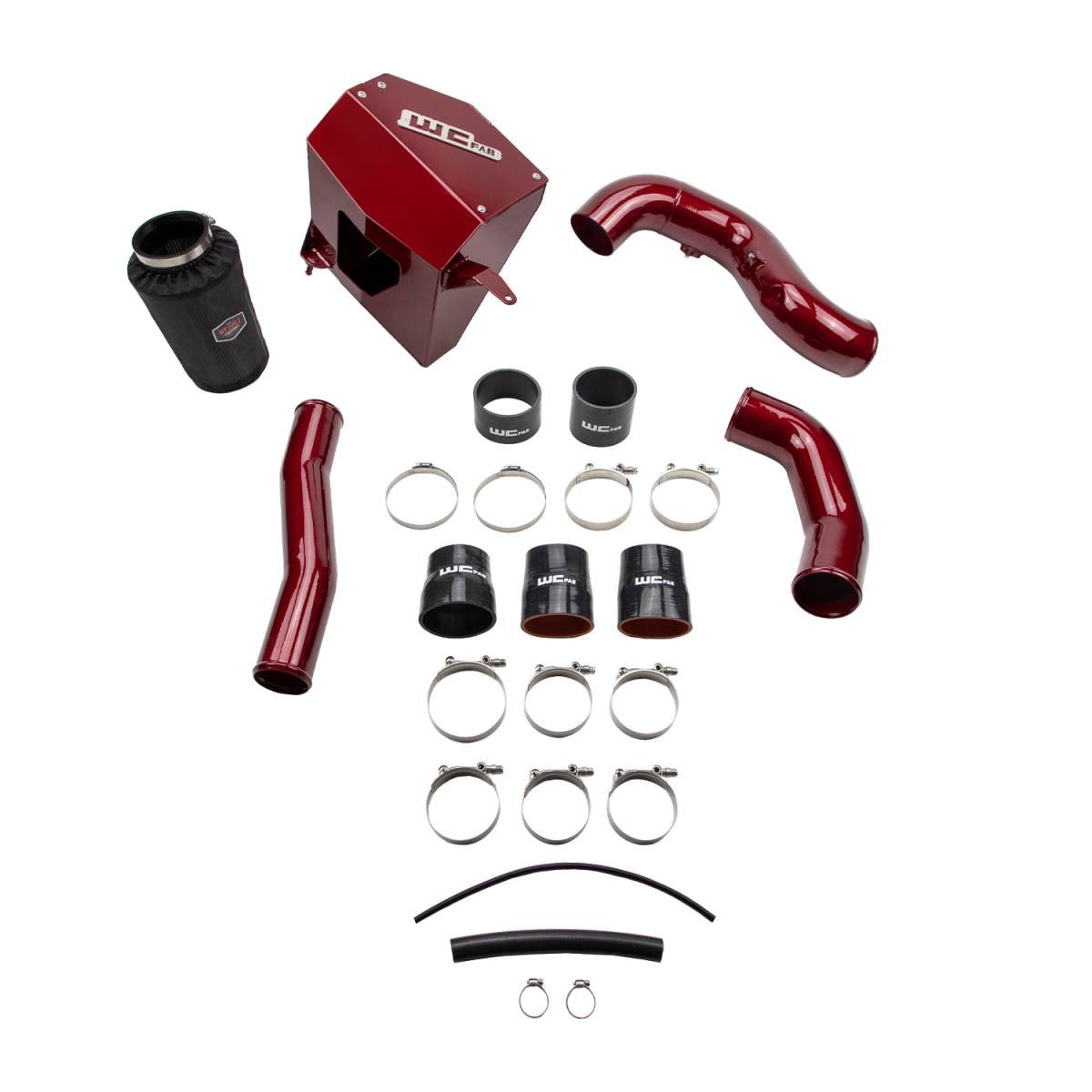 WCFab WCF100419 6.7L Cummins Stage 2 High Flow Intake Bundle Kit - Southern Diesel Supply
