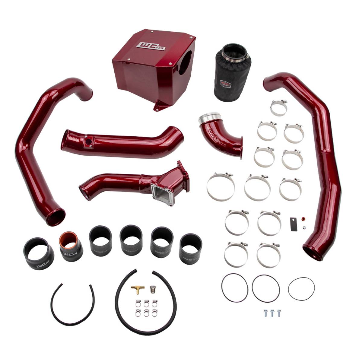 WCFab WCF100435 LB7 Duramax Stage 2 High Flow Intake Bundle Kit - Southern Diesel Supply