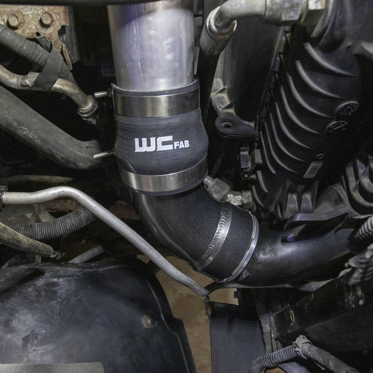 WCFab WCF100466 LBZ/LMM Duramax Passenger Side Intercooler Outlet Elbow Kit - Southern Diesel Supply