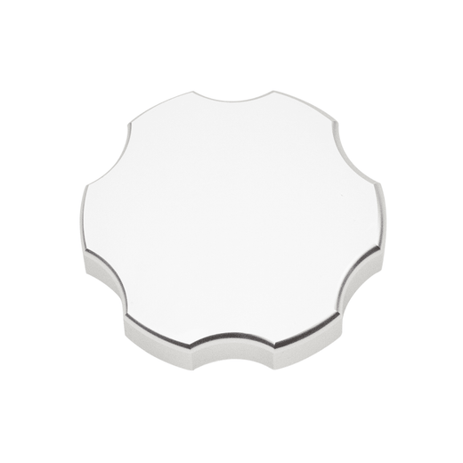 WCFab WCF100472 Billet Aluminum Coolant Tank Cap, Clear Anodized (2001-2024 Duramax; 2004.5-2024 Cummins)
