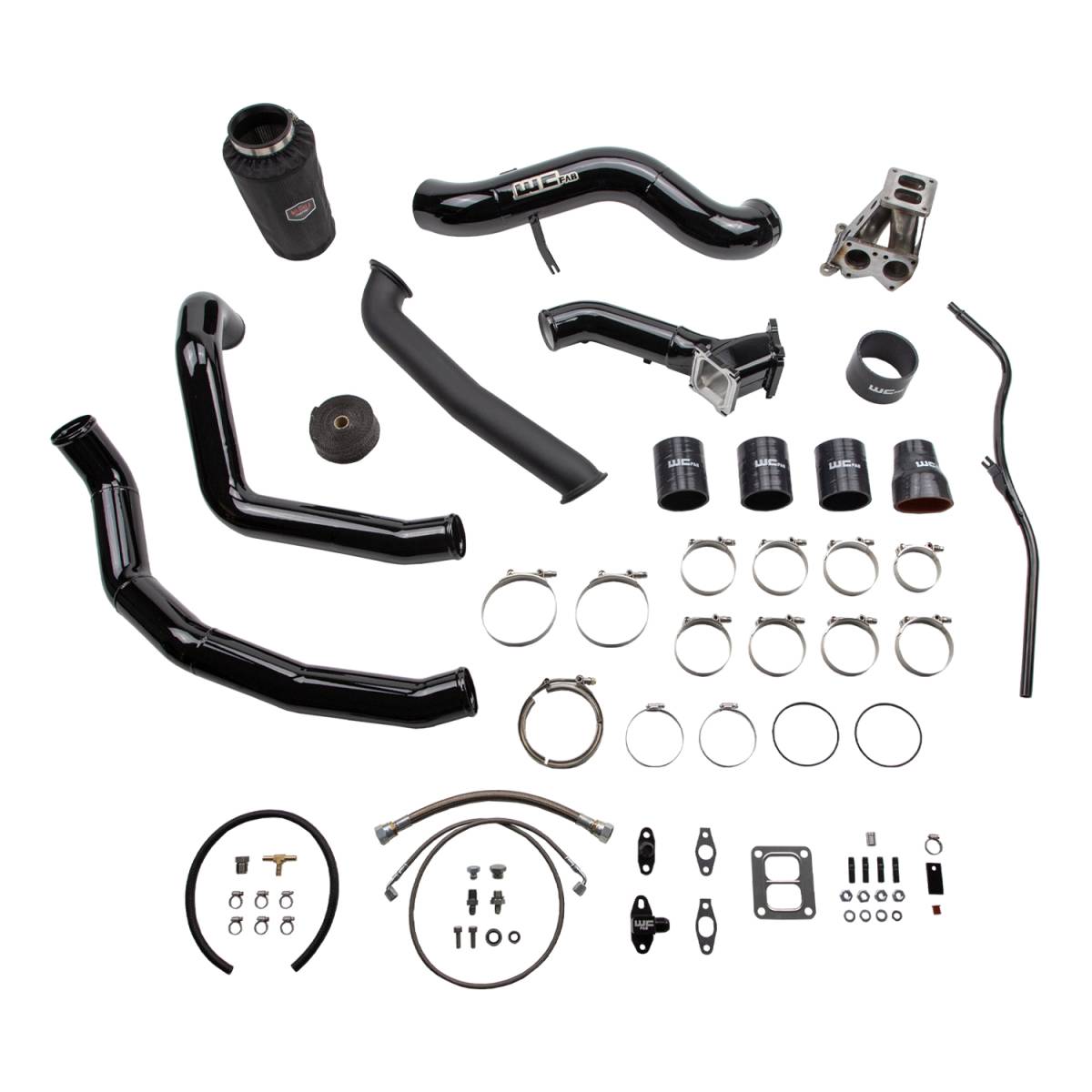 WCFab WCF100478 LB7 Duramax S300 Single Turbo Install Kit - Southern Diesel Supply