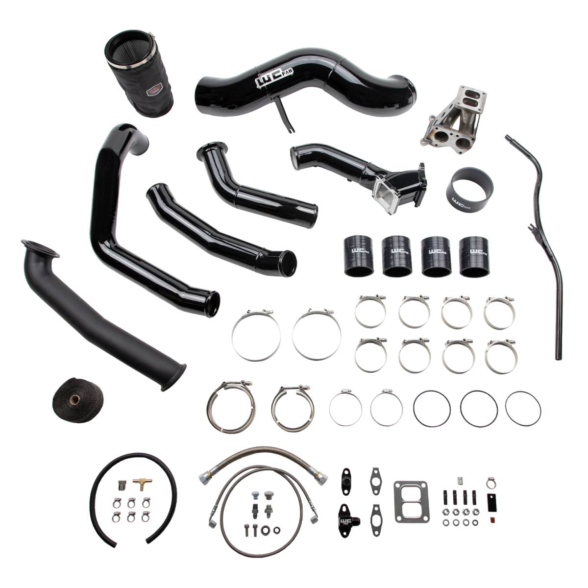 WCFab WCF100489 LB7 Duramax S400 Single Turbo Install Kit - Southern Diesel Supply
