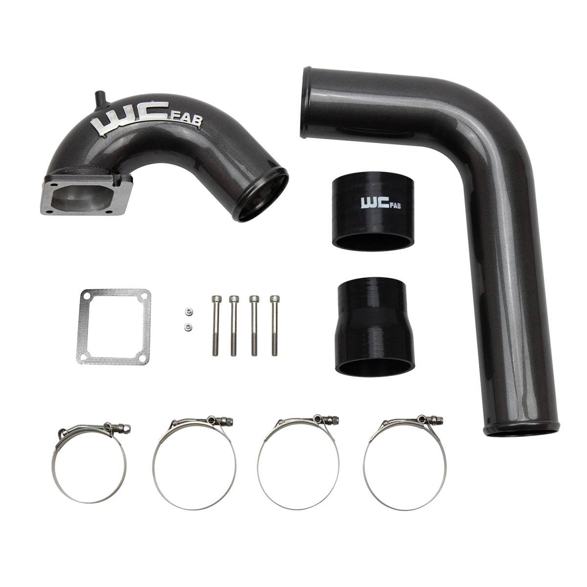 WCFab WCF100528 5.9L Cummins 3.5" High Flow Intake Horn & Intercooler Pipe Kit - Southern Diesel Supply