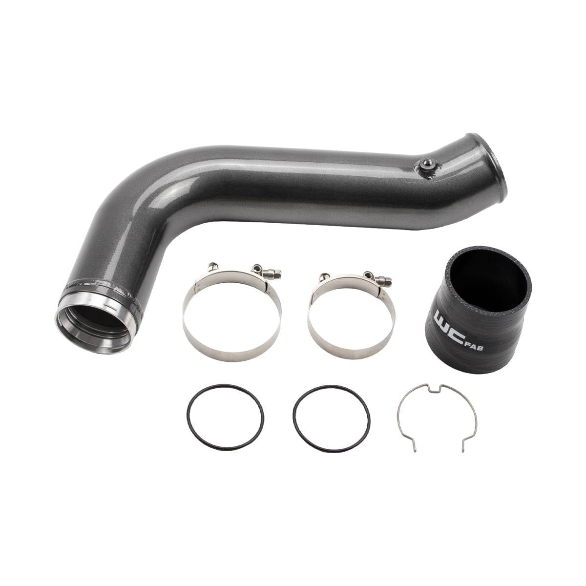 WCFab WCF100530 L5P Duramax 3.5" Passenger (Cold) Side Intercooler Pipe Kit - Southern Diesel Supply