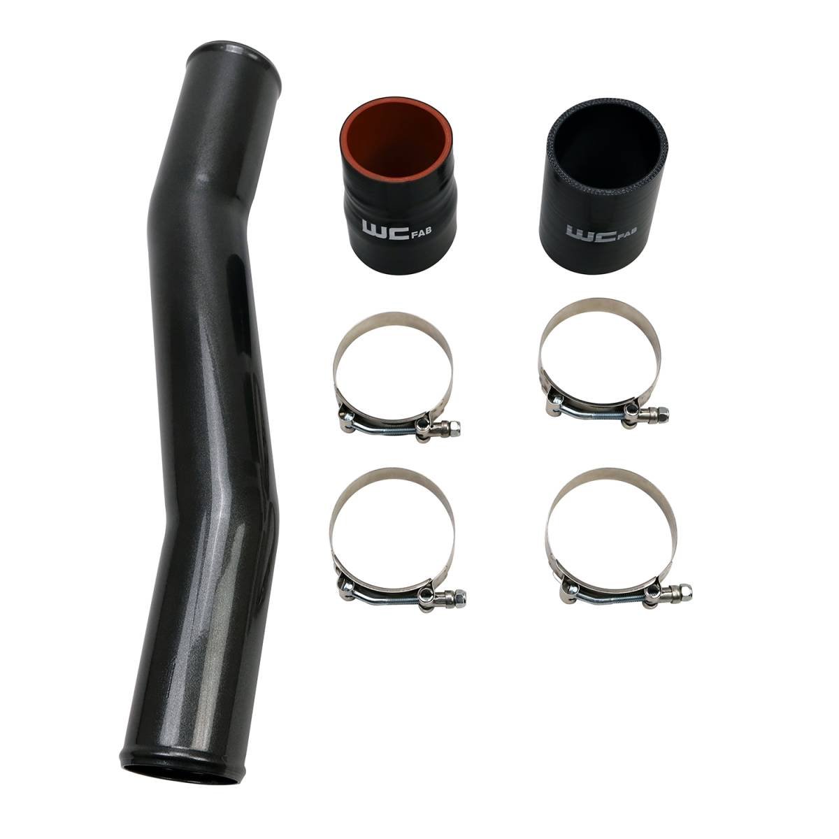 WCFab WCF100544 5.9L Cummins 3" Passenger (Hot) Side Replacement Intercooler Pipe Kit - Southern Diesel Supply
