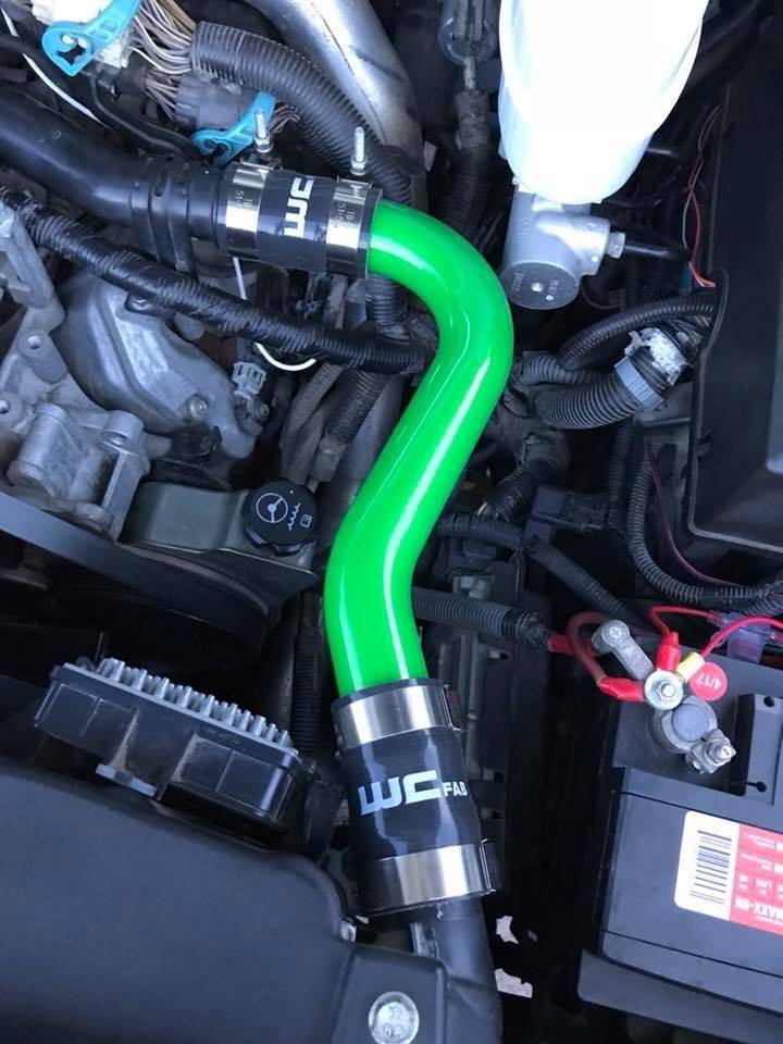 WCFab WCF100622 LBZ/LMM Duramax Upper Coolant Pipe - Southern Diesel Supply