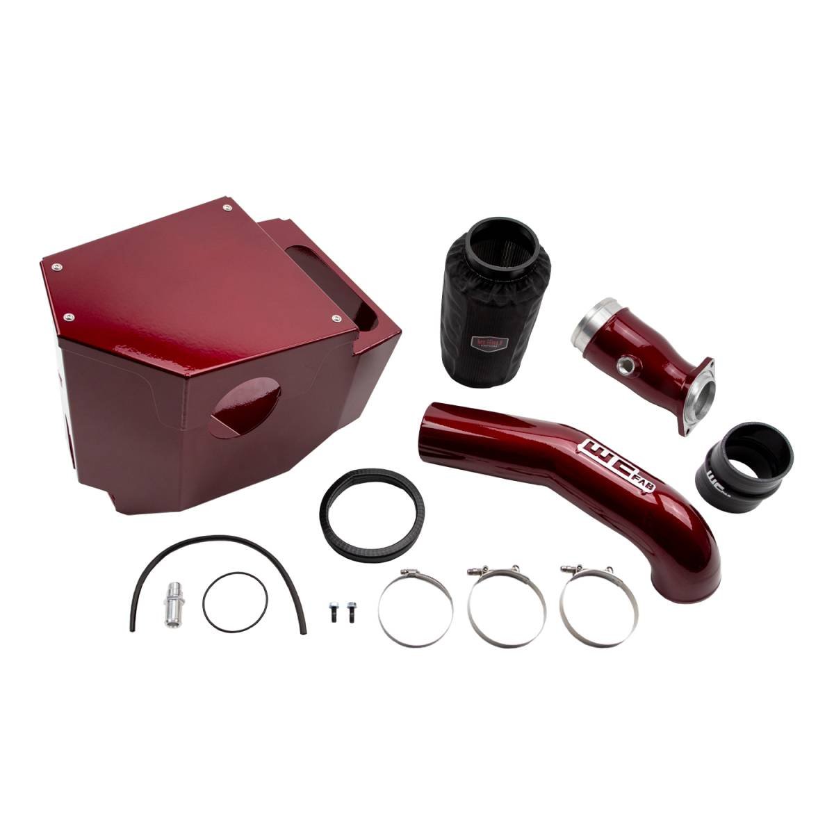 WCFab WCF100684 4" Intake Kit with Air Box Stage 2 (2020 - 2026 Duramax) - Southern Diesel Supply