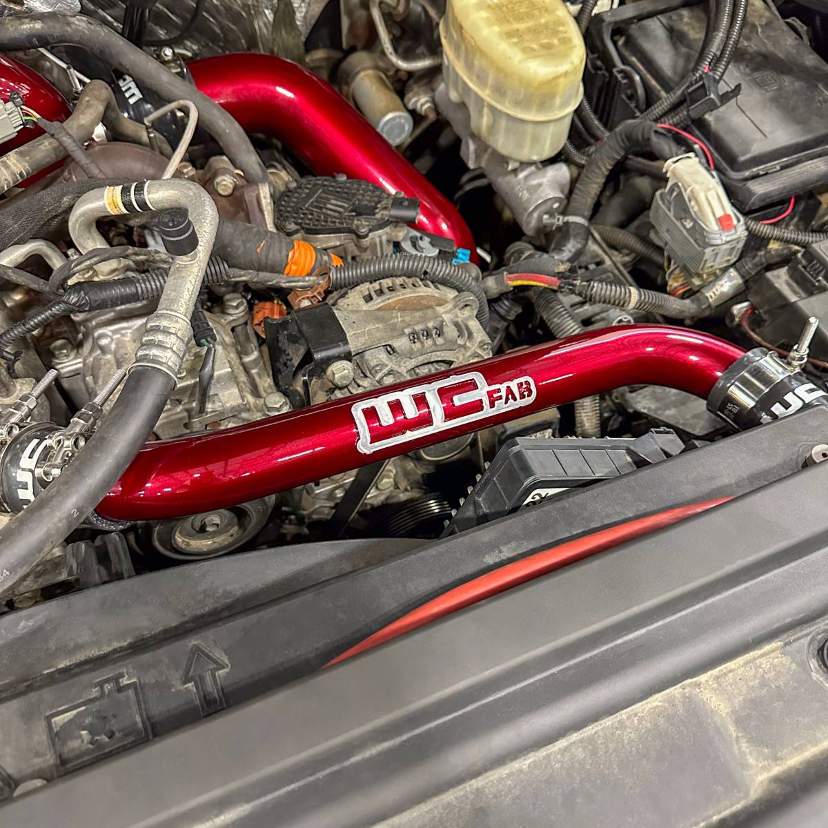 WCFab WCF100696 LML Duramax Upper Coolant Pipe - Southern Diesel Supply