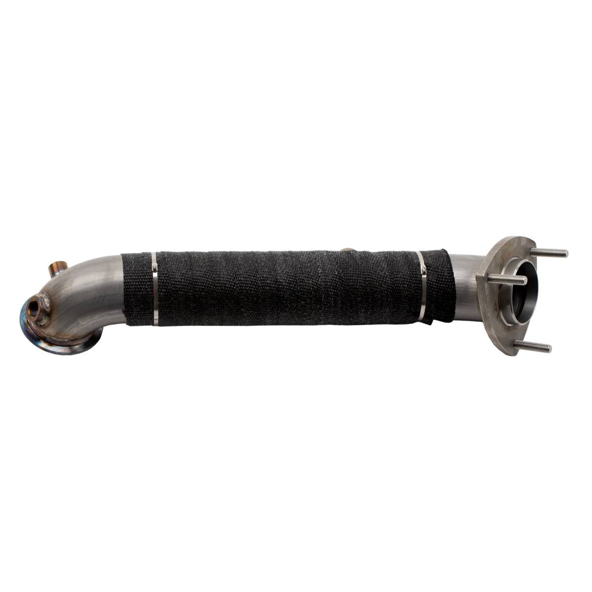 WCFab WCF100705 LML Duramax 3" Stainless Down Pipe (3 Bolt Flange) - Southern Diesel Supply