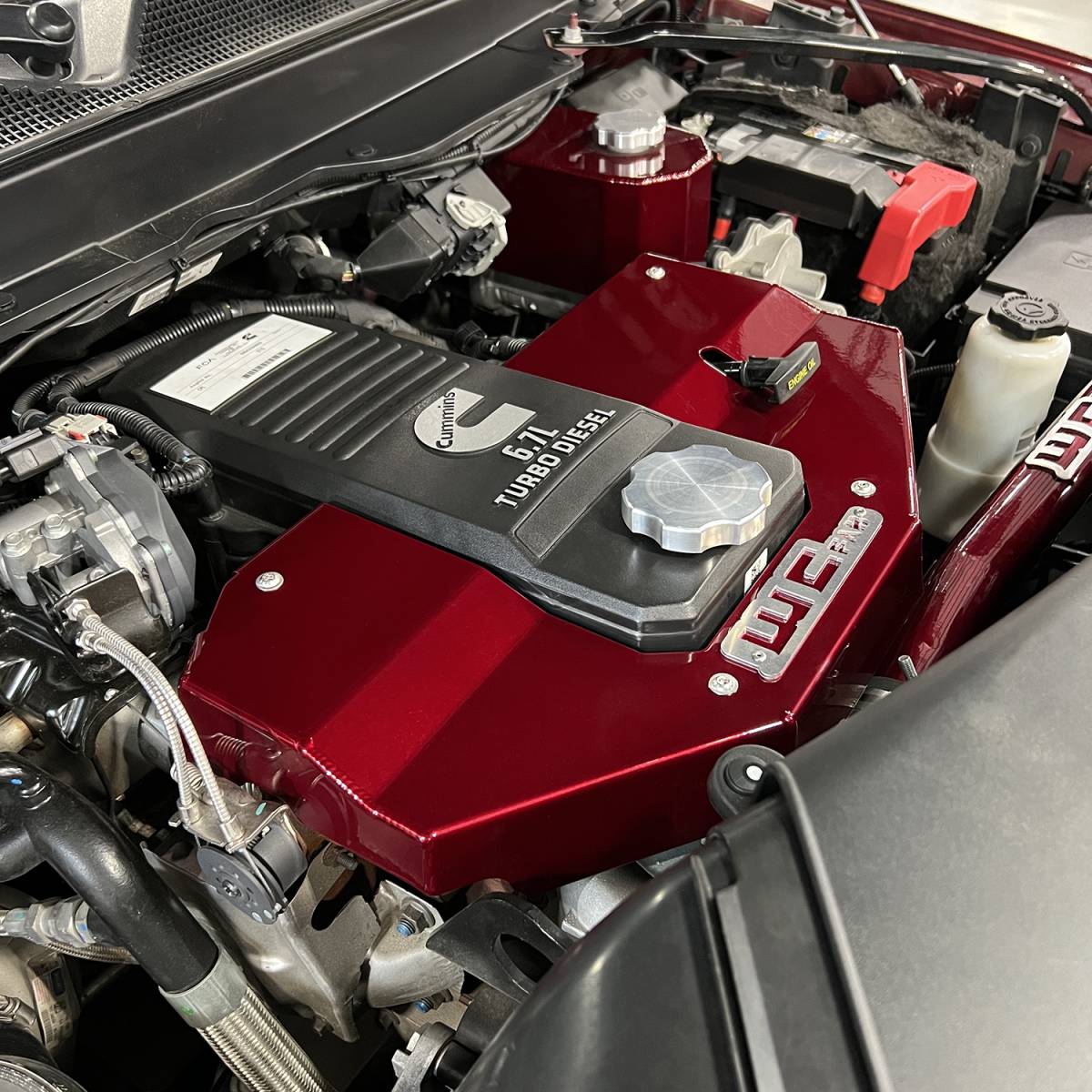 WCFab WCF100730 6.7L Cummins Engine Cover - Southern Diesel Supply