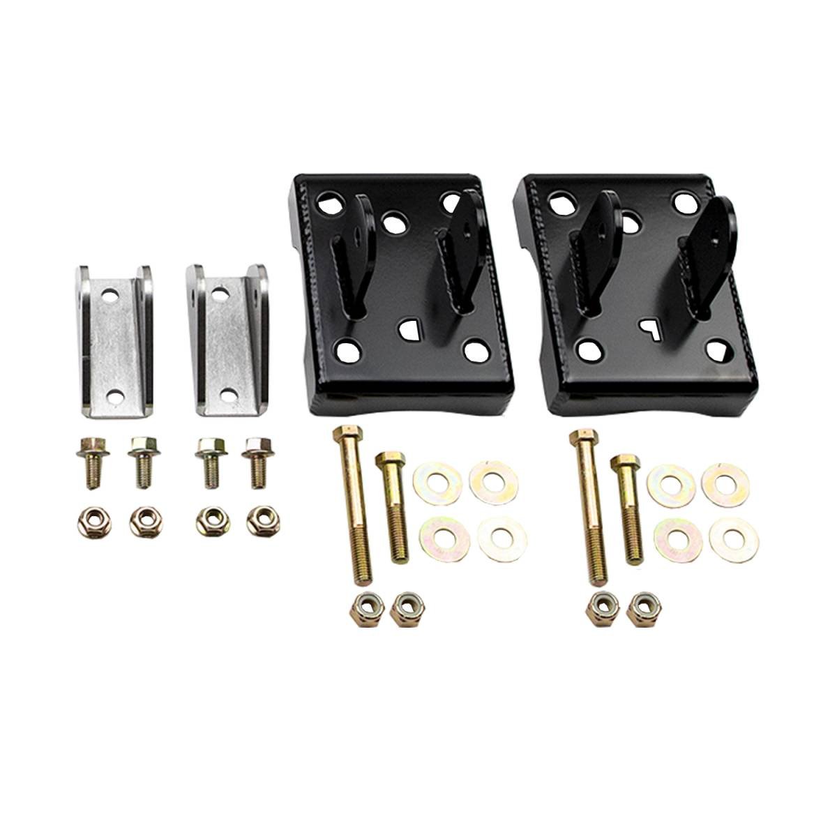 WCFab WCF100831 2020 - 2025 Duramax Traction Bar Brackets & Hardware Install Kit - Southern Diesel Supply