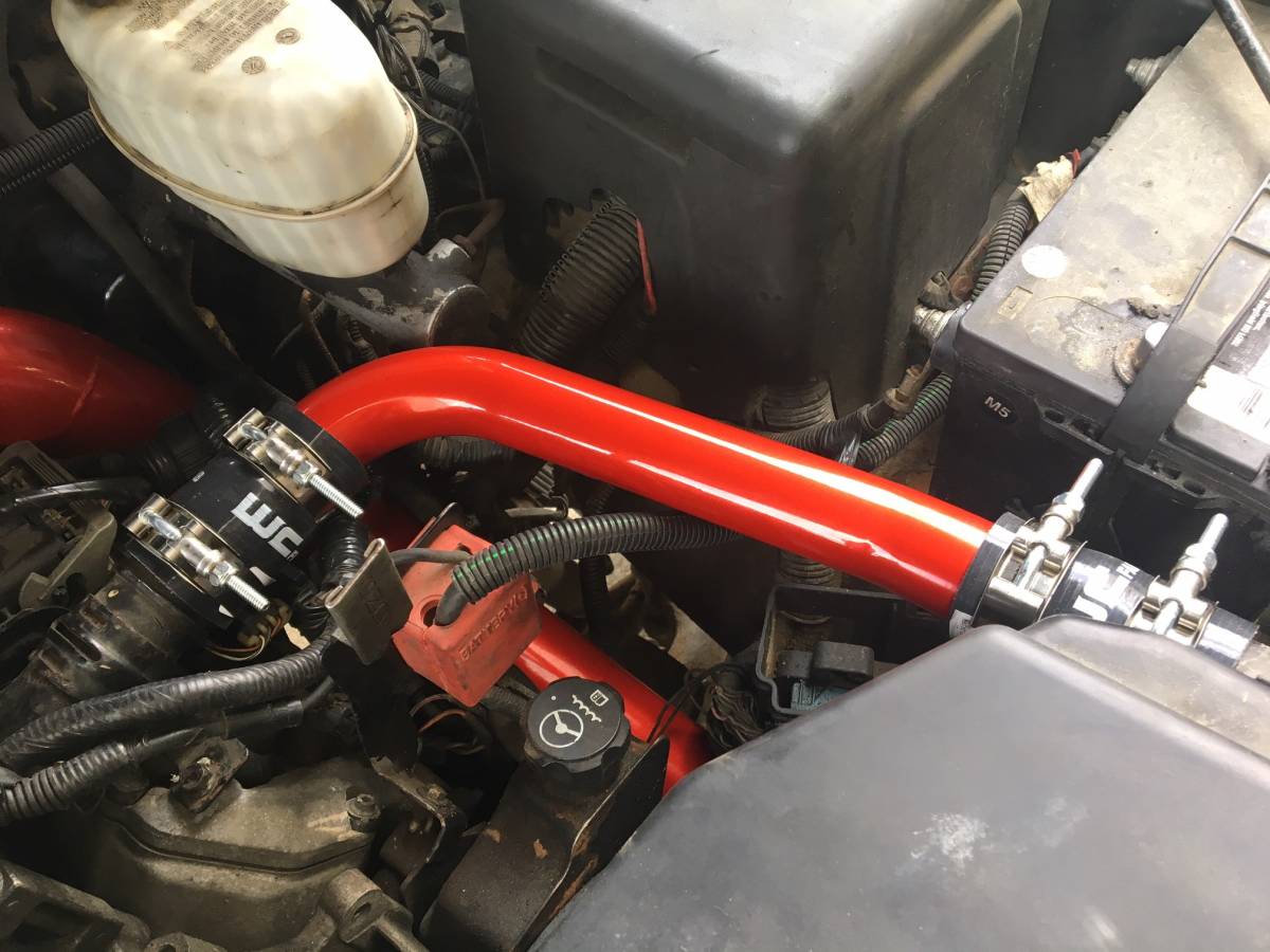 WCFab WCF100860 LB7 / LLY Duramax Upper Coolant Pipe - Southern Diesel Supply
