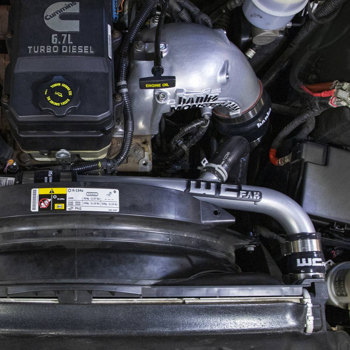 WCFab WCF100867 6.7L Cummins Upper Coolant Pipe For Dual Radiator - Southern Diesel Supply