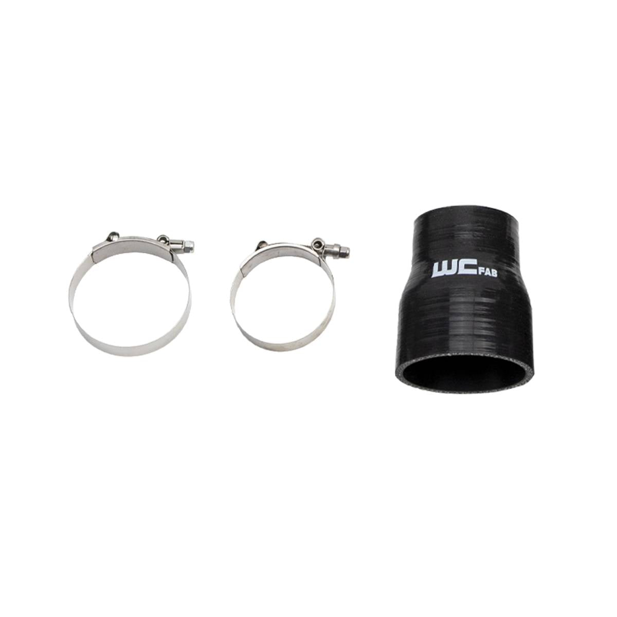 WCFab WCF207 - 117 2.75" X 3.5" ID Straight Reducer 4.75" Long Silicone Boot And Clamp Kit - Southern Diesel Supply