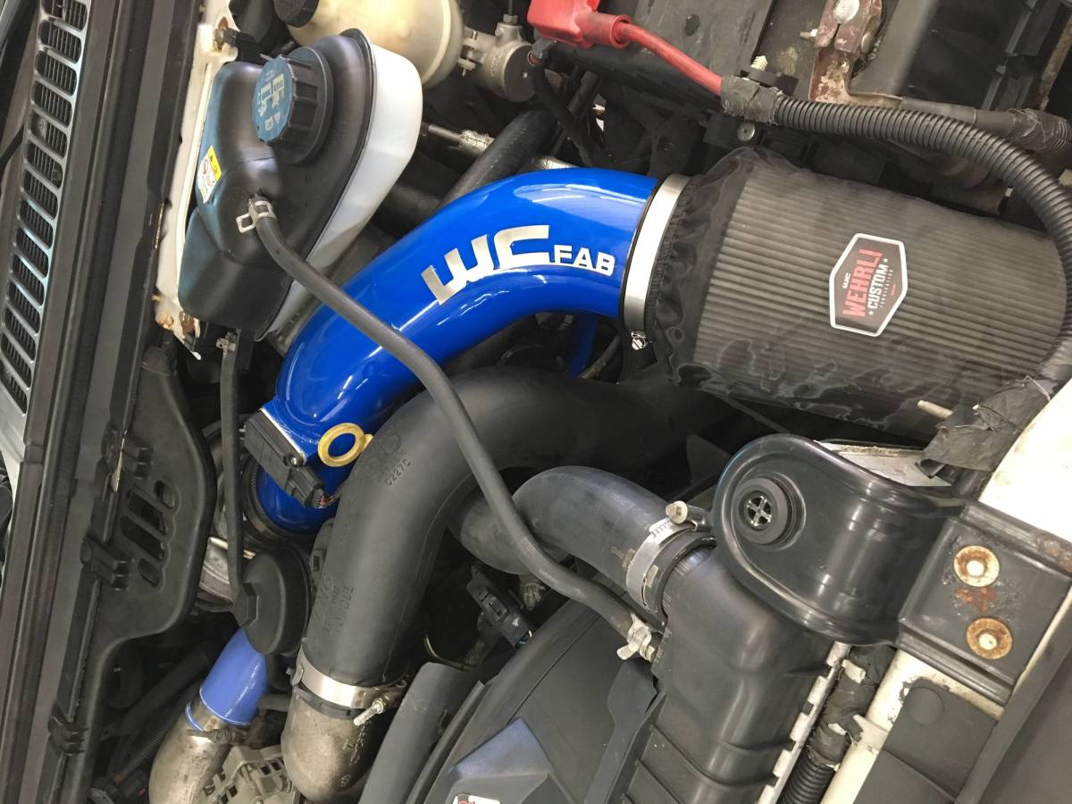 Wehrli Custom Fabrication | WCFab 6.0 Powerstroke 4" Intake Kit | Air Intake / Filter - Southern Diesel Supply