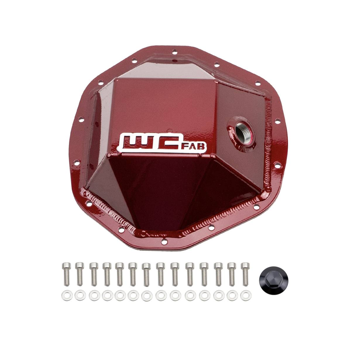 Wehrli Custom Fabrication | WCFab WCF100114 AAM 12" Rear Differential Cover (2020 - 2026 Duramax; 2019 - 2024 Cummins) - Southern Diesel Supply