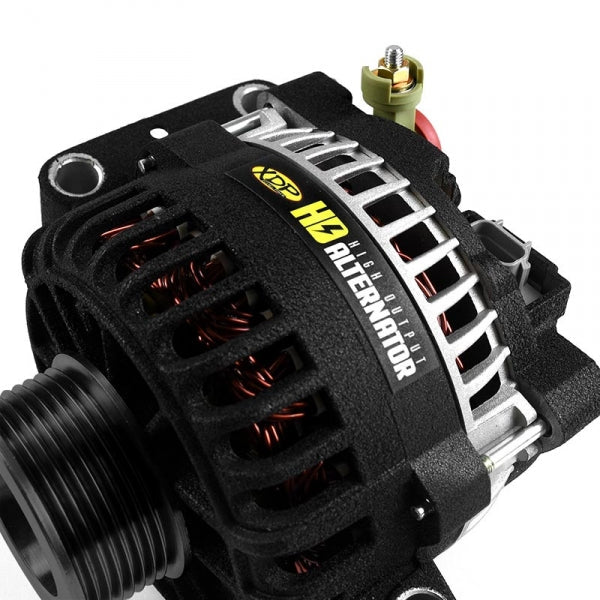 XDP XD348 HD High Output Alternator Wrinkle Black (2003 - 2005 Power Stroke) - Southern Diesel Supply