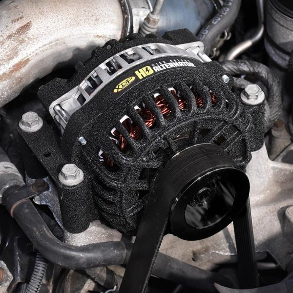 XDP XD349 HD High Output Alternator Wrinkle Black (2006 - 2007 Power Stroke) - Southern Diesel Supply