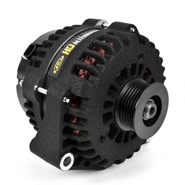 XDP XD351 HD High Output Alternator Wrinkle Black (2007.5 - 2010 Duramax) - Southern Diesel Supply