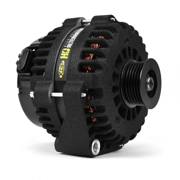 XDP XD355 HD High Output Alternator Wrinkle Black (2001 - 2007 Duramax) - Southern Diesel Supply