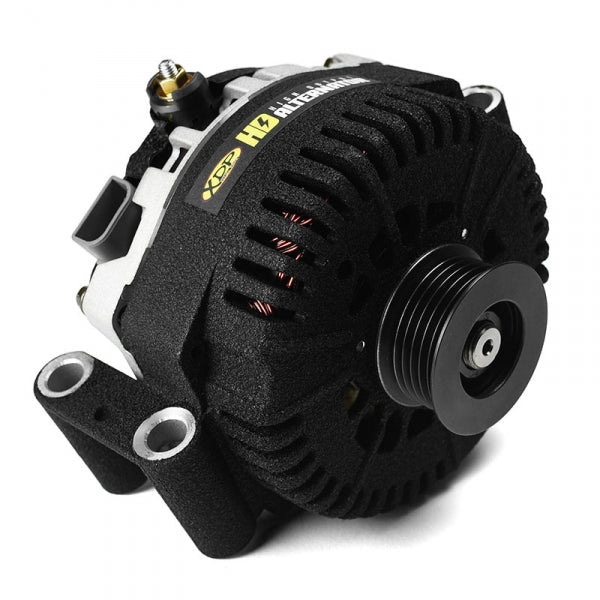 XDP XD358 HD High Output Secondary Alternator Wrinkle Black (2003 - 2007 Power Stroke) - Southern Diesel Supply