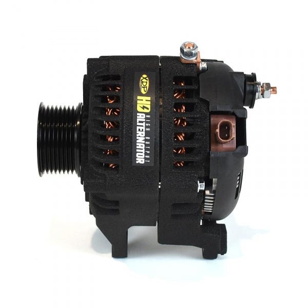 XDP XD512 HD High Output Alternator Wrinkle Black (2003 - 2007 Cummins) - Southern Diesel Supply